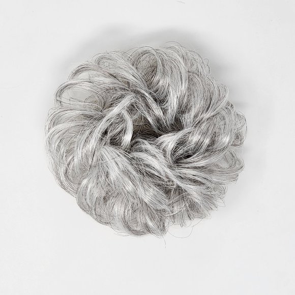 Curly Messy Hair Bun, Synthetic Hair Scrunchie, Hair Bun Pony Tail - Picture 1 of 4